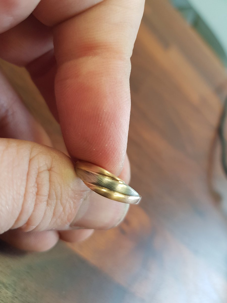 LawleyFine's tweet photo. Excited to be adding these beauties to our collection. Mokume Gane is a wood grain effect and makes a stunning, unique wedding band or engagement ring. #Handmade #wedding #EngagementRing #mokumegane #Kent #unique #proposal https://t.co/XsdgUGCMh2