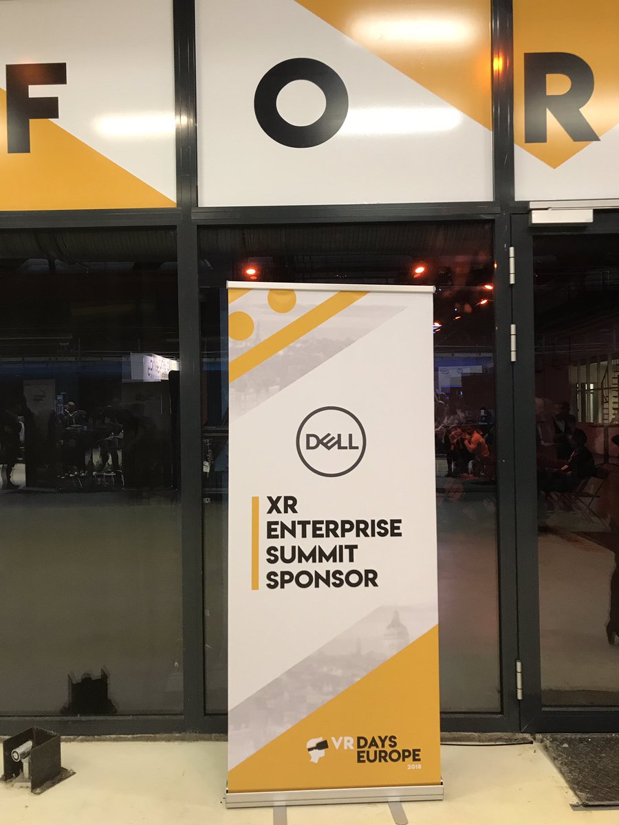 Excited to be presenting soon on the <a href="/Dell/">Dell</a> stage at #VRDays in Amsterdam. Great event and very lively crowd!