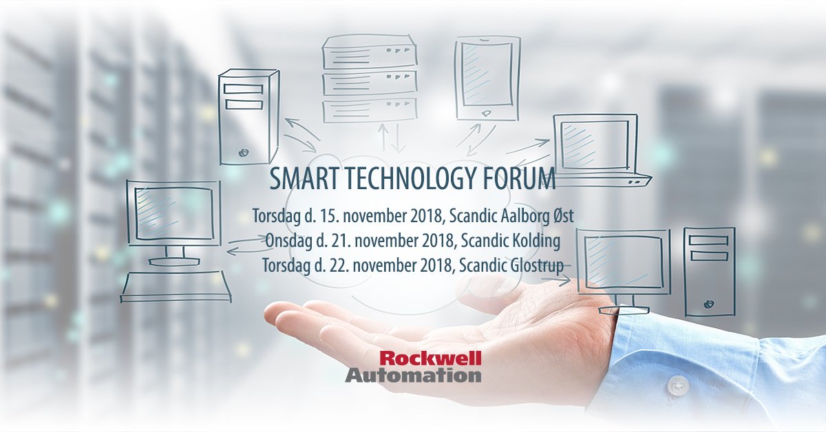 ROKAutomationDK's tweet photo. Få de nyeste trends serveret sammen med muligheden for at netværke med kollegaer i branchen #SmartTechnologyForum https://t.co/gJC88LJazV https://t.co/dHcDIfi6Ct