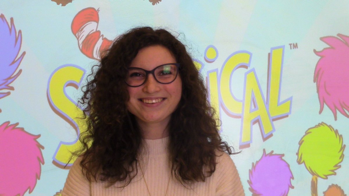 Seuss Spotlight
Erin B
Grade: 11th
Mayzie La bird
Favorite Thing: The colorful costumes. 
Character I'm most like:Jojo because I like to use my imagination

Tickets on sale; waucondahs.seatyourself.biz