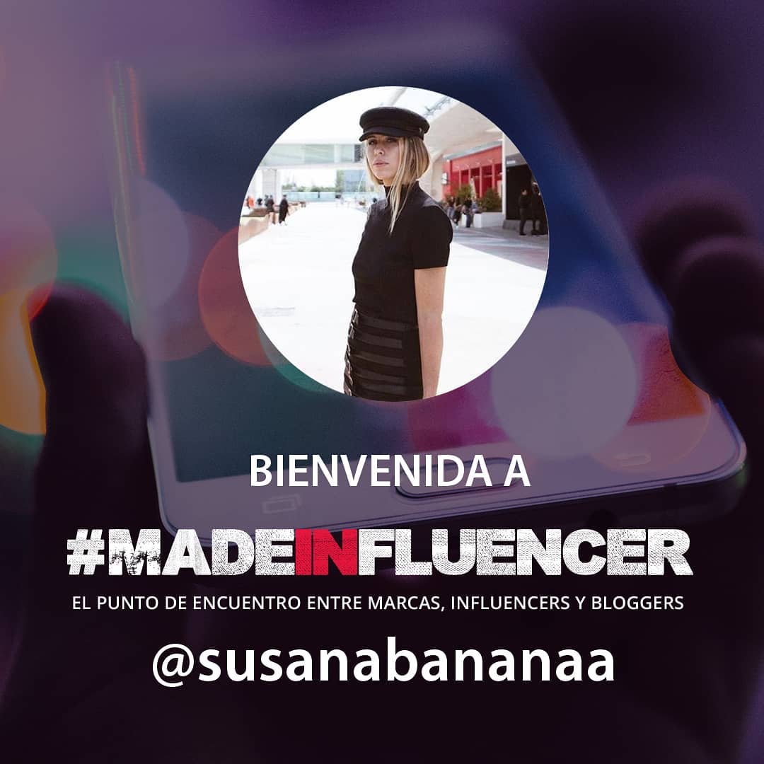 Os presentamos a <a href="/susanabananaa/">SUSANA</a> #Influencer confirmada para la sesión de esta tarde de #madeinfluencer 
¡Hasta luego! 
madeinfluencer.com