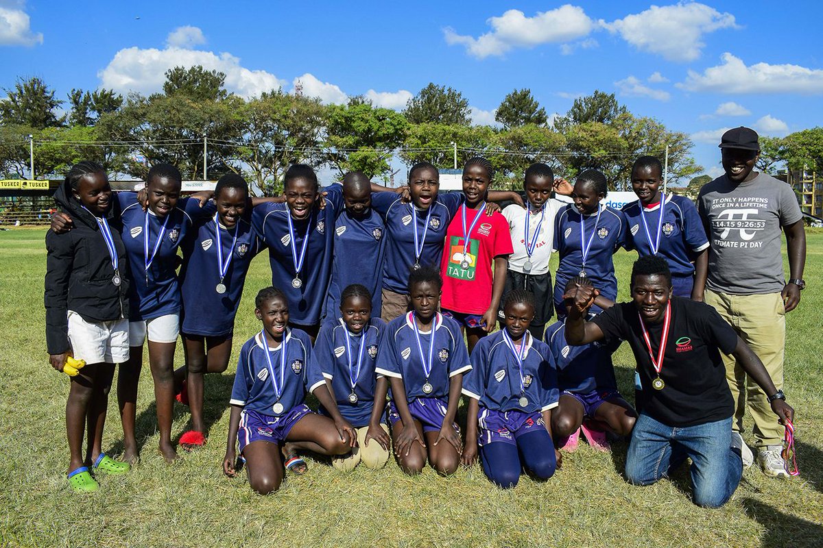 Tatu_Rugby's tweet photo. #TBT to our conclusion of the Shamas 7s Series Finals. The children worked so hard to earn their medals. Stay tuned for a big announcement ! #breakingtheline https://t.co/6AeFzLxed9