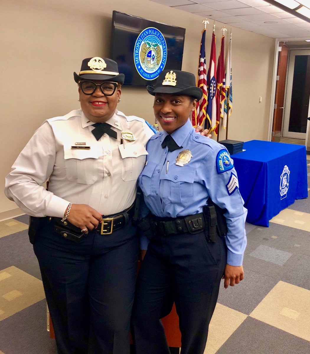 Lt. Allen & Sgt. Allen...we are not blood related but we are indeed blue sisters in service. 💙 #SmilingWhileServing #BlueSisters #CommunityEngagement #Recruitment #WaveCapsComingThru #TheAllenGirls