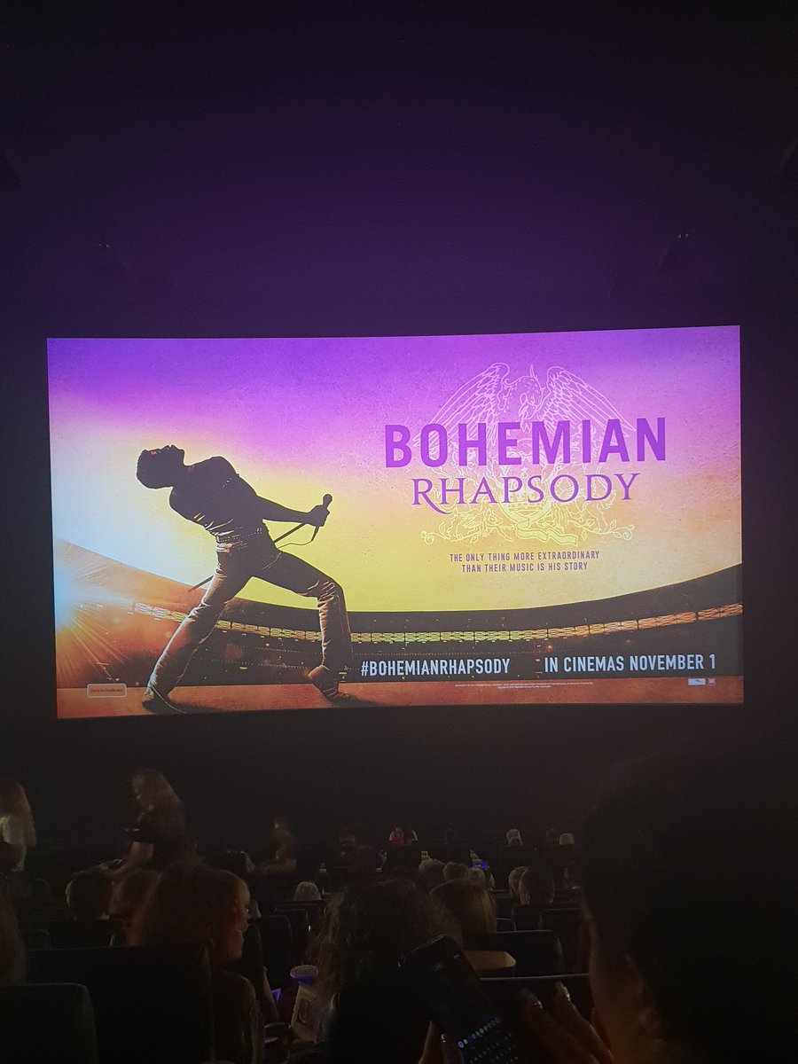 HookedOnFilmWA's tweet photo. Ready to be rocked!  #BohemianRhapsody #Queen #filmreview #20thcentury https://t.co/0wcp5zGpuN