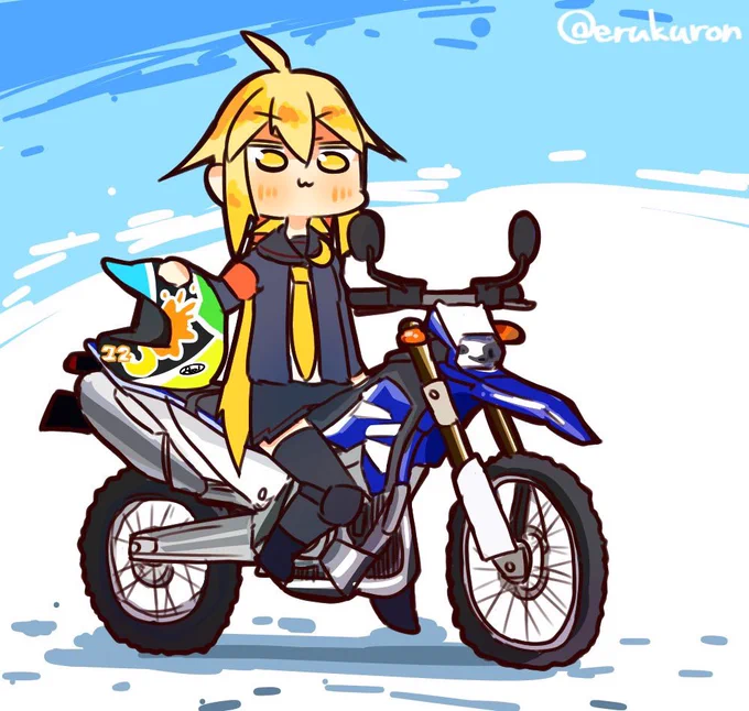 オフロードバイク皐月ちゃんです 