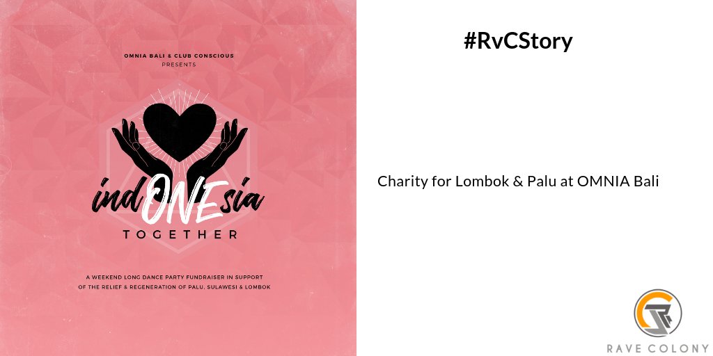 #RvCStory Charity event for Lombok &amp; Palu at OMNIA Bali

Read more bit.ly/indONEsiaToget…

#dj #OMNIABali