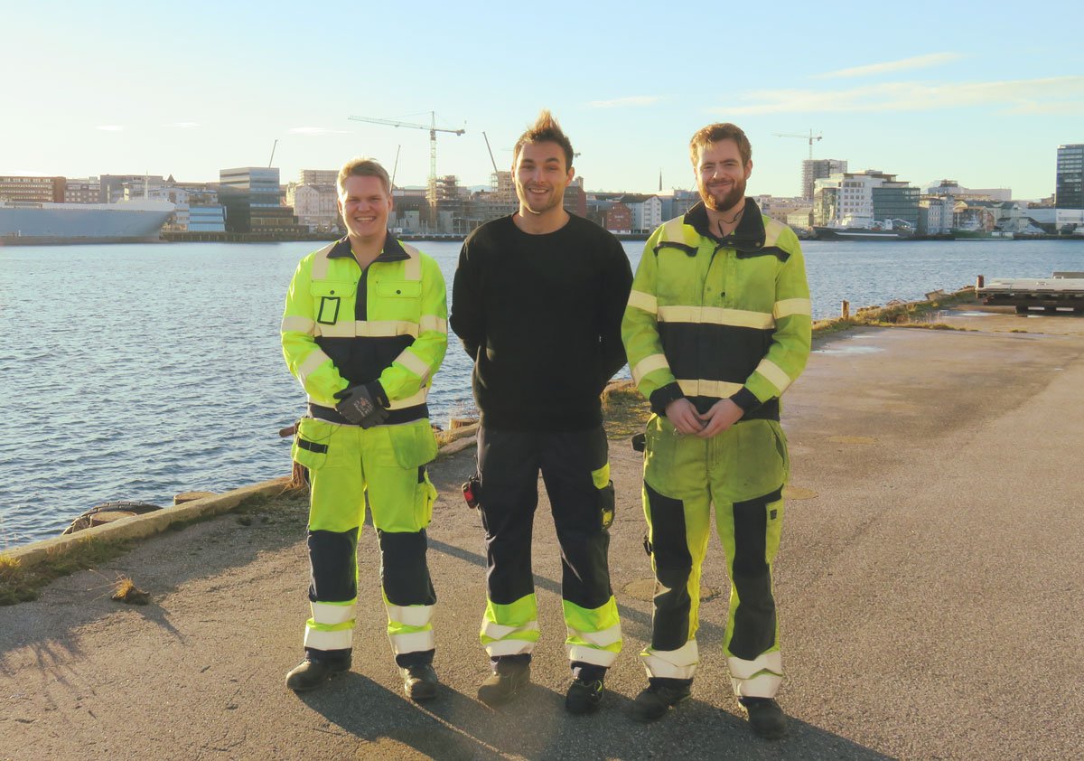 Rappbomek's tweet photo. We’d like to welcome our new apprentices Magnus Sivertsen, Adrian Andrukiewicz and Tommy Hansen and wish an exciting and instructive time at Rapp Bomek in Bodø :) https://t.co/gN3yzLsXIp