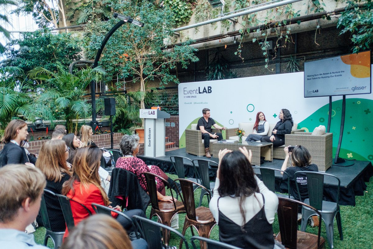 Loved shooting all the action at #eventlab by <a href="/HireSpace/">Hire Space</a> at <a href="/BarbicanCentre/">Barbican Centre</a> Here's Martin from <a href="/Conference_News/">Conference_News</a> chairing a mini conference in the greenhouse