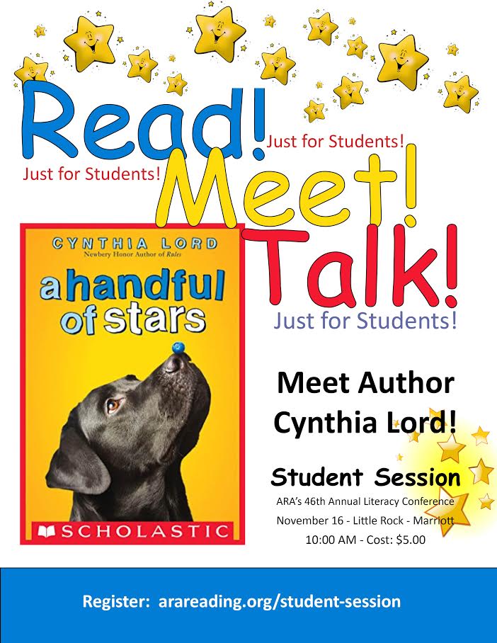 Teachers!  Students!  Just for YOU!

Register Here:  ara8.wildapricot.org/event-3063885

#ARAconf2018  #EncouragingLiteracyinAR!