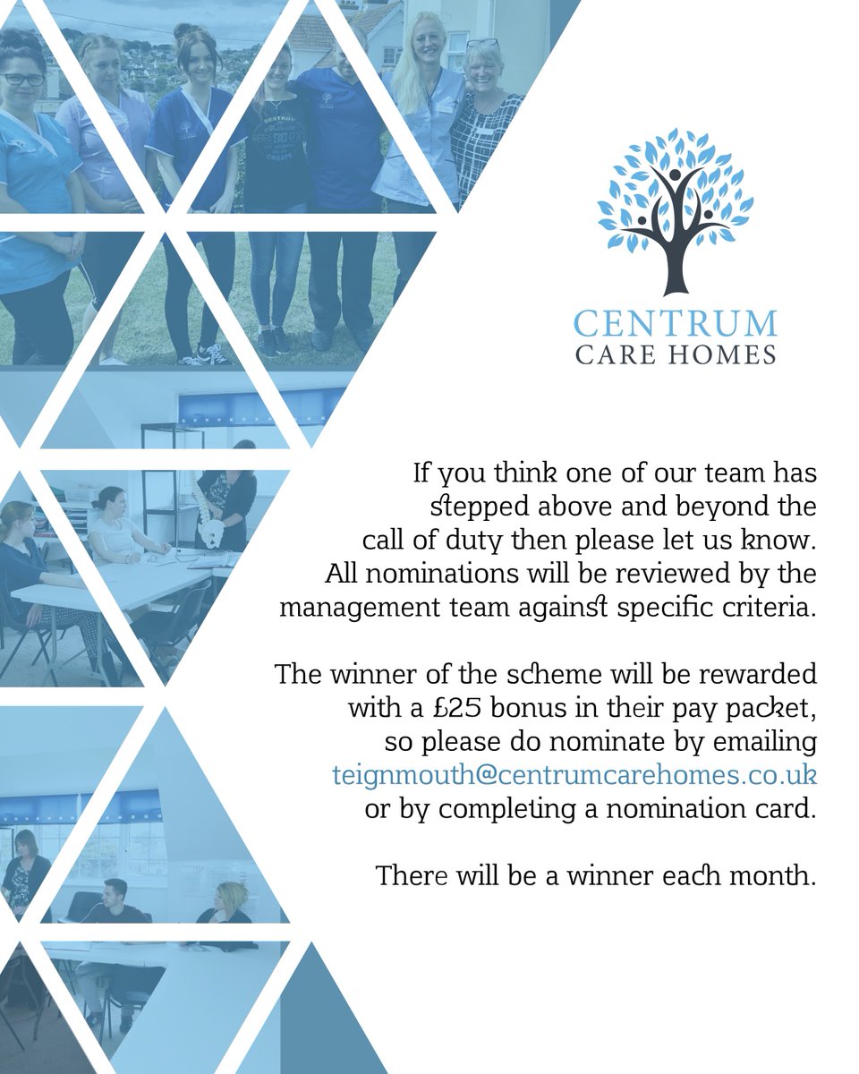 We had a fantastic first winner of Employee of the Month in Gavin Mitchell...so who has gone above and beyond in October?? Get your nominations in now