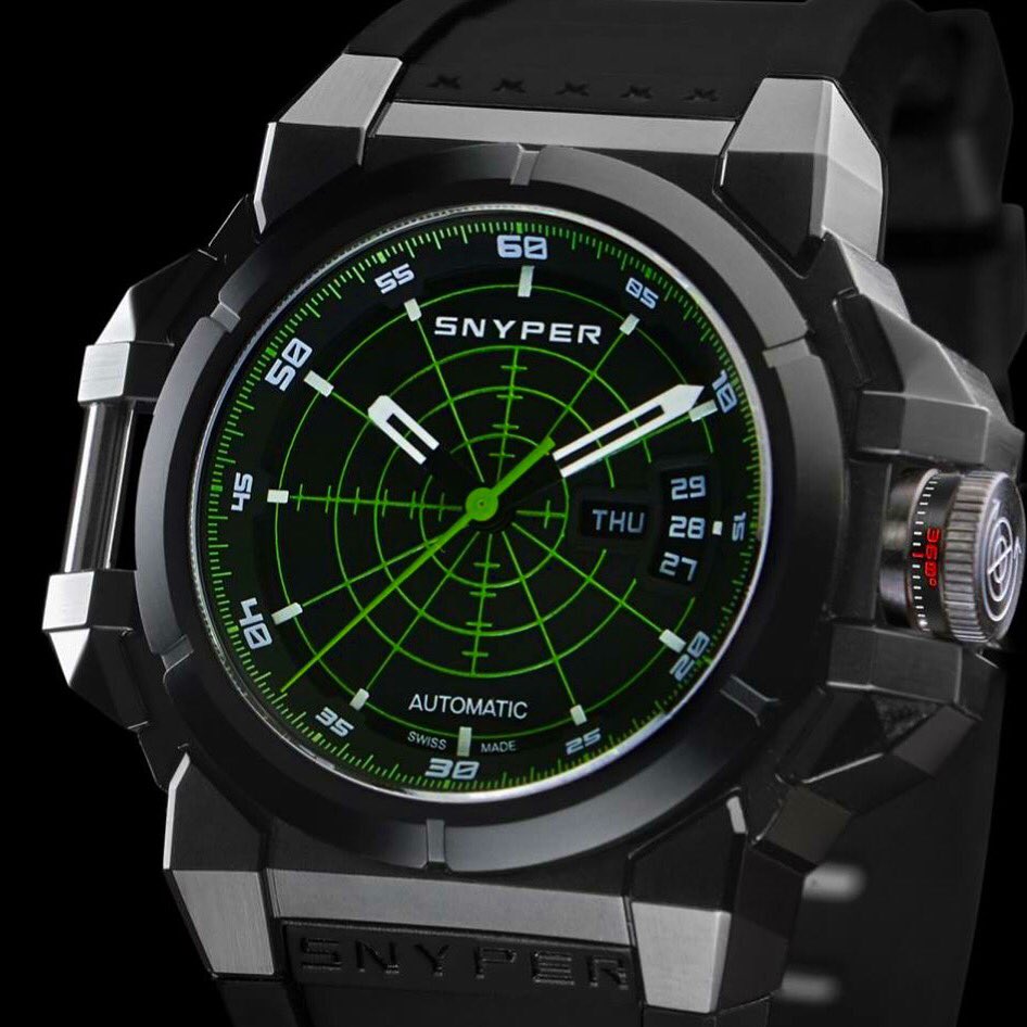 Snyper Two Radar Edition - Military specs  😎 #limitededition #swissmade #swiswatch #blackwatch #luxurywatch 💣