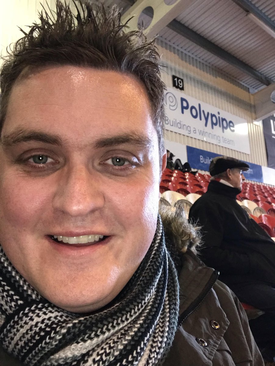 PolypipeTrade's tweet image. Area Sales Manager, Scott Henn, popped by the Polypipe stand at @drfc_official for a mid week game this week! #Buildingawinningteam