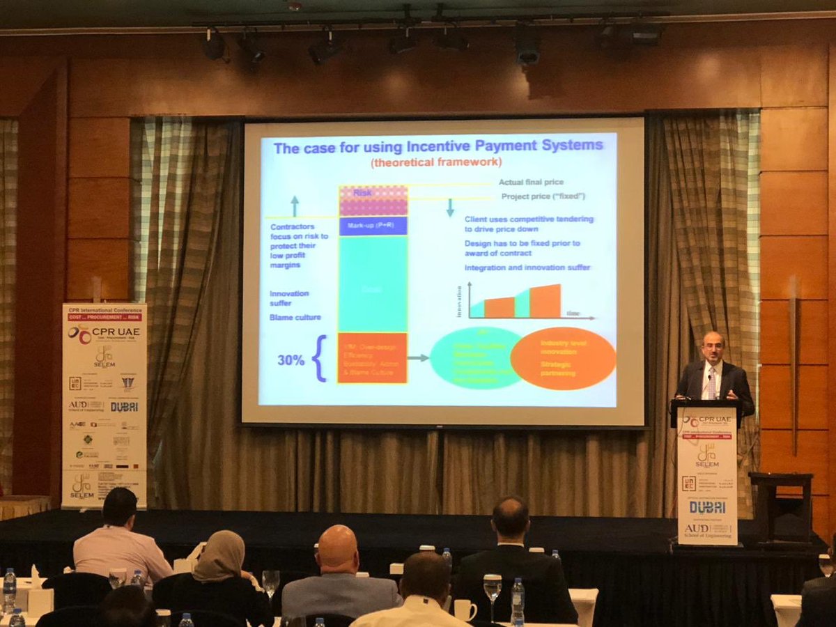 AmmarPkaka's tweet photo. Just gave a key note speech about the role innovative payment systems can play in driving performance in construction industry #construction #cpruae #procurement #ukinuae @HWUDubai https://t.co/oma7bCGCWq