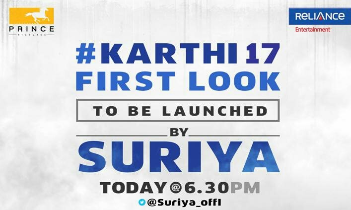 KarthiFans24x7's tweet image. 01Hour 30M  To Go #Karthi17 FIRST Look All #MakkalNaayagan #KARTHI Anna Blood's Get Ready..

#Dev #DevFirstlook @Karthi_Offl @RajathDir @Rakulpreet @PrincePictures_ @RelianceEnt