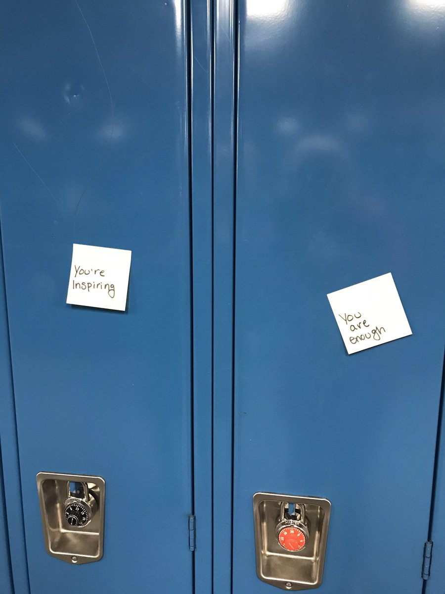 Ms_DeGraw's tweet photo. Spreading smiles around Haslett Middle School! #benice. https://t.co/baNDjgbIa8