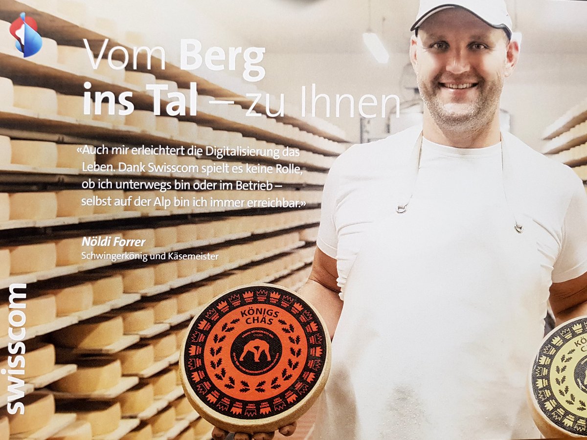 Du willst schon lange wissen, wie sich der Händedruck eines Schwingerkönigs anfühlt? Hier ist deine Chance! Ab 14 Uhr beehrt uns  Nöldi Forrer am HB Zürich mit einer Autogrammstunde am #SwissDigitalDay