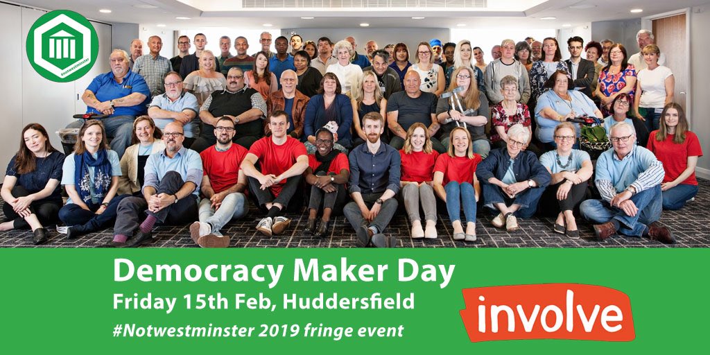 involveUK's tweet photo. BRING YOUR CITIZEN SUPERPOWERS!! 👩🎤👨🎤
We’re excited to be partnering with @Notwestminster to run this year’s #DemocracyMakerDay on deliberative democracy in #localgov.
Get your tickets!! 🎫
https://t.co/3fqxTY42mD
#Notwestminster #demopart https://t.co/VB8IsusDCq
