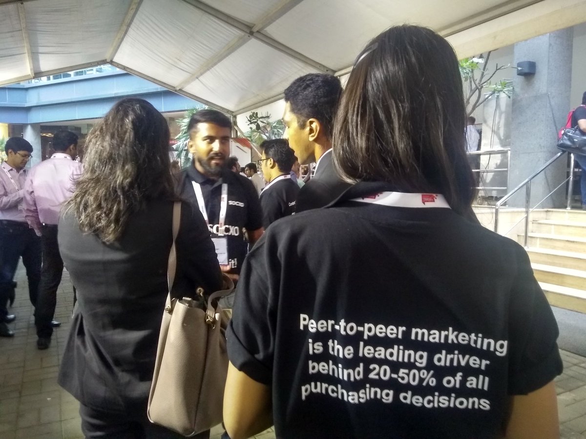 Our hardworking team <a href="/socxo/">Socxo</a> at #NPC2018 is spreading the good word about peer to peer marketing. #SOCXOatNPC bit.ly/2SjYdq7  via.socxo.me/5Q7BF4PTK66iA