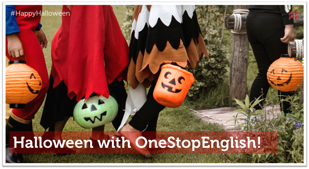 MacmillanSpain's tweet photo. Are you Halloween ready? Go to @OneStopEnglish for Halloween lesson plans, movies, art and craft ideas, speaking and listening comprehensions and games for primary, secondary and adult teaching.  
https://t.co/pueU1qds4v  
#OneStopEnglish #Halloween #ELT #countdown https://t.co/rxL3CsgmL9