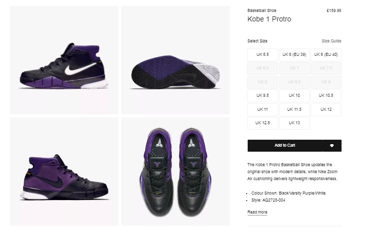 kobe protro 1 purple reign