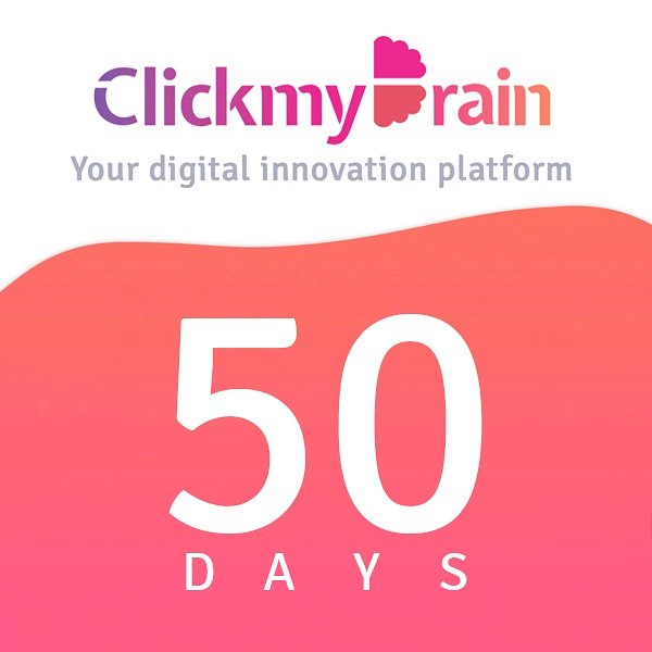 ClickMybrain's tweet photo. Today is only 50 days left 'till we go live! We are so #excited and can't wait to show you the platform and website! #countdown #clickmybrain #digitalinnovation https://t.co/w1pdkVgfNm