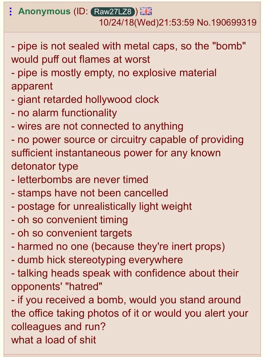 c_Agarn's tweet photo. 👇👇💩💩💩👇👇#FakeBombGate #PatheticDemocrats #WalkAway https://t.co/CNOpKJxaYw