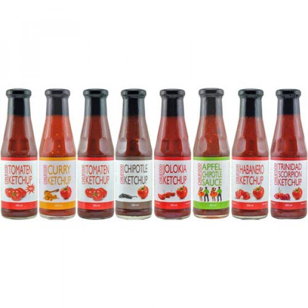 Gourmet Ketchup 8er Reihe
chili-shop24.de/senf-ketchup-p…
Ein ganzer Container voll mit unseren Gourmet Ketchups ist diese Woche nach langer Wartezeit endlich bei uns eingetroffen. Wir haben die 6er Reihe um 2 weitere super leckere Tomatenketchups erweitert.