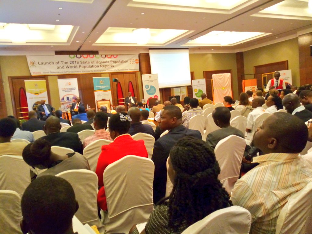 rhrn_ug's tweet image. Happening now 
The launch of the 2018 state of Uganda population and world population reports 
Theme: Good governance:A prerequisite to harness the demographic dividend for sustainable development 
#PopulationReport 
@IPPFAR @CHOICEforYouth @rhrn_youthsrhr