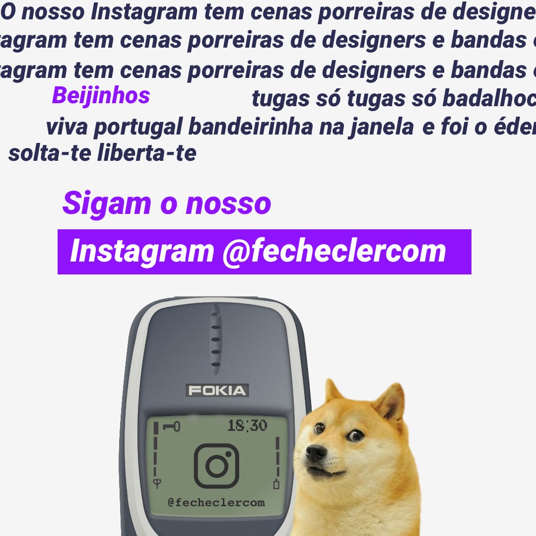 FECHECLERcom's tweet image. Estamos a destacar criativos, designers, músicos e afins no nosso Instagram - @fecheclercom. Às segundas, quartas e sextas contem com trabalhos de designers e não deixem de acompanhar as stories com os últimos álbuns lançados de bandas portuguesas.