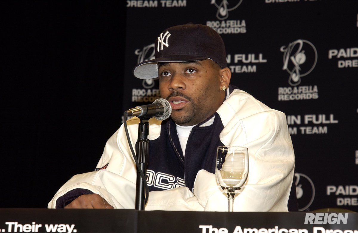 WatchUsReign's tweet photo. #PaidInFull hit theaters on this day 16 years ago. The film was produced by #DamonDash, #JayZ, #BrettRatner, #SteveRifkind and #AzieFaison.
Here’s Dame during the press conference for Roc-a Fella Films Presents 'Paid in Full' The Movie...The Soundtrack...The Tour 10/9/02 in NYC https://t.co/w2OHut1jBj