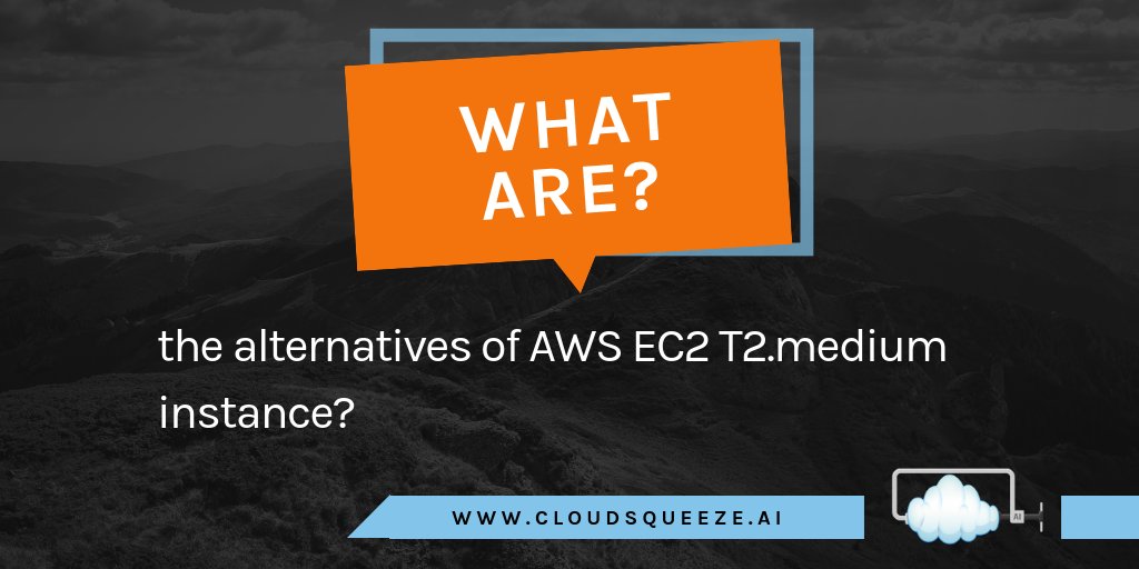 cloudsqueeze's tweet photo. What are the alternatives of AWS EC2 T2.medium instance?

My answer here  - https://t.co/rCSkbJXRt5

#AI #awscloud #amazonwebservices #cloudmonitoring #b2b #DevOps #EC2 #CTO #serverless #machinelearning #amazont3 #predictiveanalytics #sysadmin https://t.co/LBAQhdEiEf