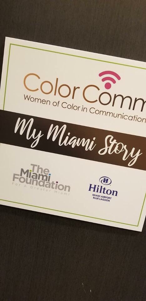marcommmogul's tweet image. What I found great about ColorComm Miami&apos;s &quot;My Miami Story&quot; was that we all had something in common. #ColorCommMIA would like to thank @MiamiFoundation and @HiltonMIAAirprt for sponsoring our #MyMiamiStory event! It was phenomenal!