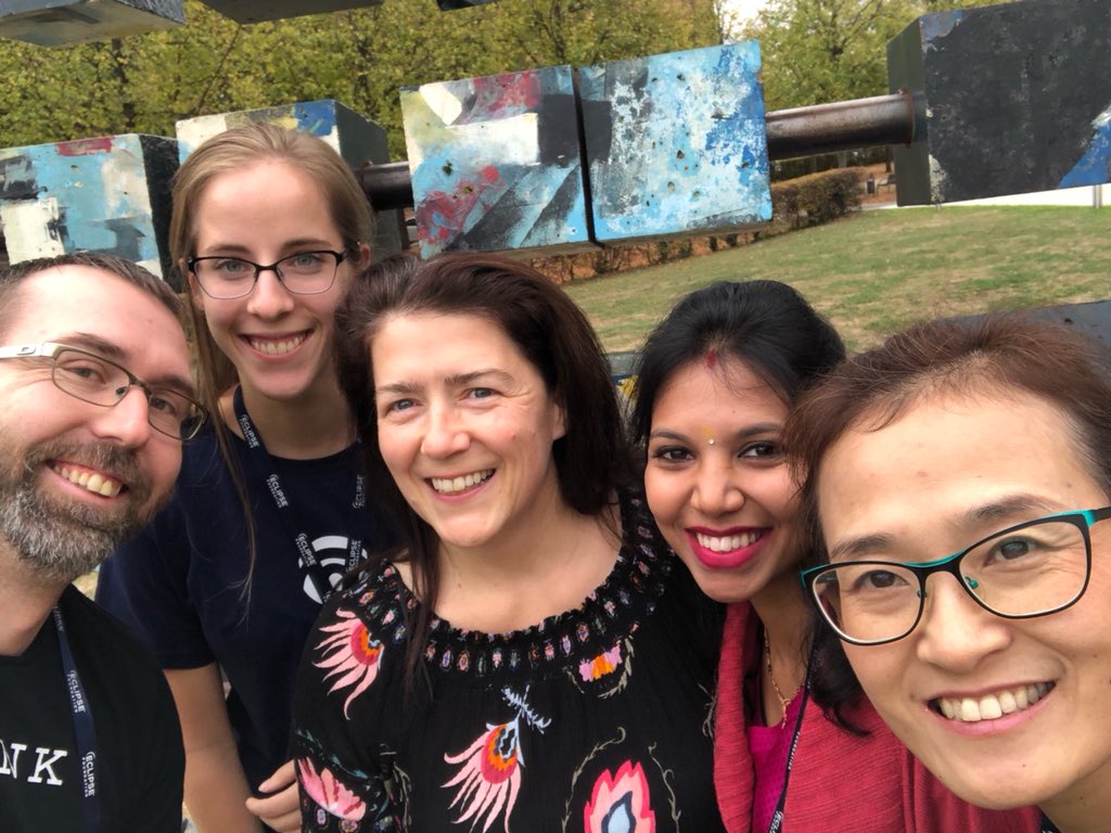 crgracie's tweet image. IBM Runtimes representation at @EclipseCon. #myteam #openJ9 #ibmruntimes #OpenSource