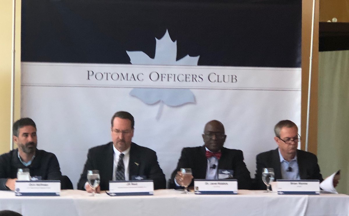 And we’re off! ⁦@PotomacOfficers⁩ hosts an all-star panel on Unmanned Systems: Orin Hoffman ⁦@DeptofDefense⁩ JR Reid ⁦@GeneralAtomics⁩ Dr. Jaret Riddick ⁦@ArmyResearchLab⁩ and Bryan Wynne ⁦@AUVSI⁩ #ScienceSavesLives #POCUnmanned