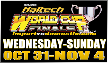 VerociousMS's tweet photo. Get ready for Haltech's @WCF_IVD Import vs Domestic at @RaceMDIR (Oct. 31—Nov. 4) ✊ Meet us at Booth 58. 340+ Heads-Up Racers, Bikini Contest, Custom Car Show, and a 2,300' Long Vendor Midway. You're not gonna want to miss the biggest, baddest event of the year! https://t.co/xKRFC4ACBg