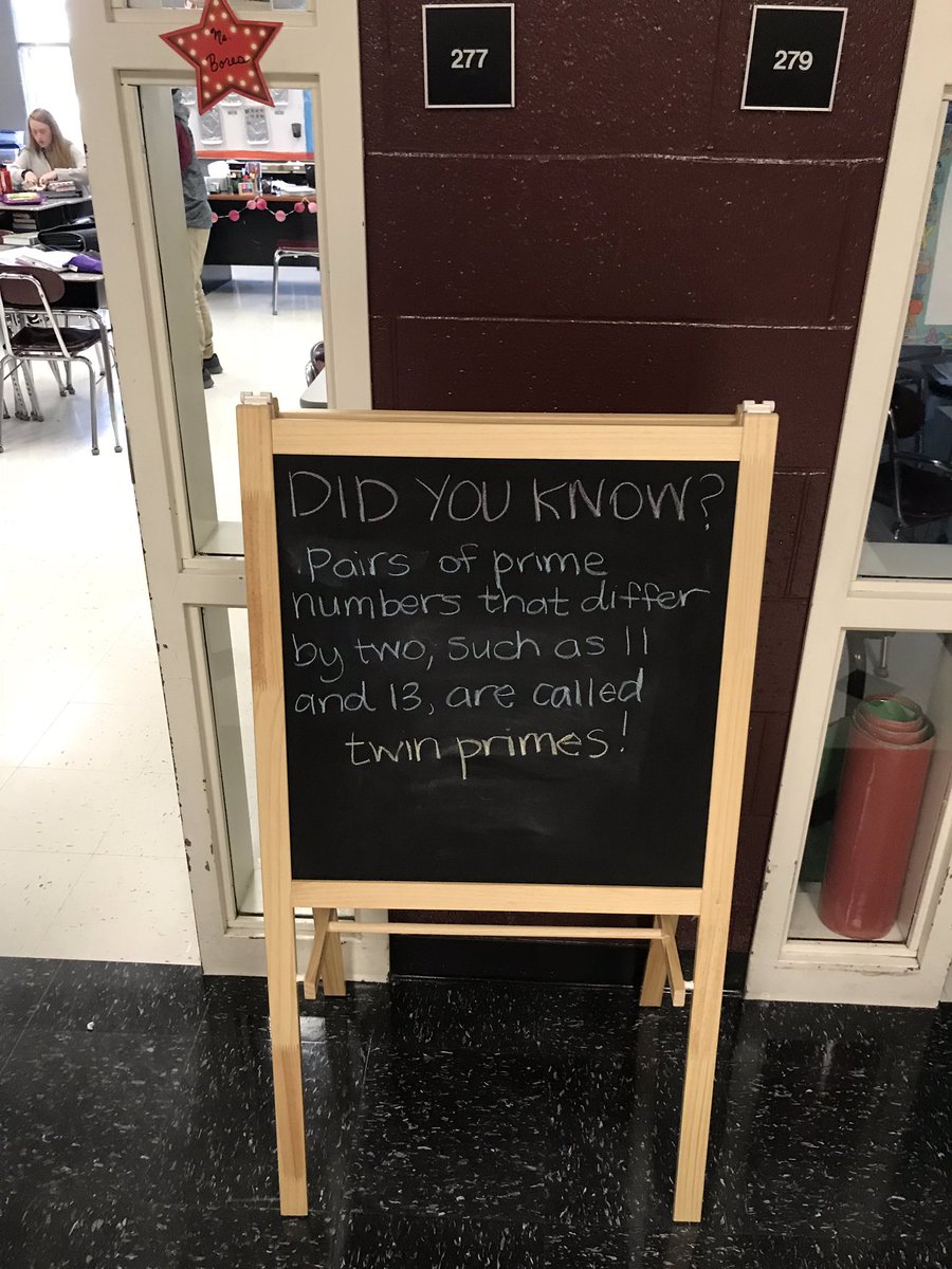 Did you know?  #makingMathmoments 
#MsBores