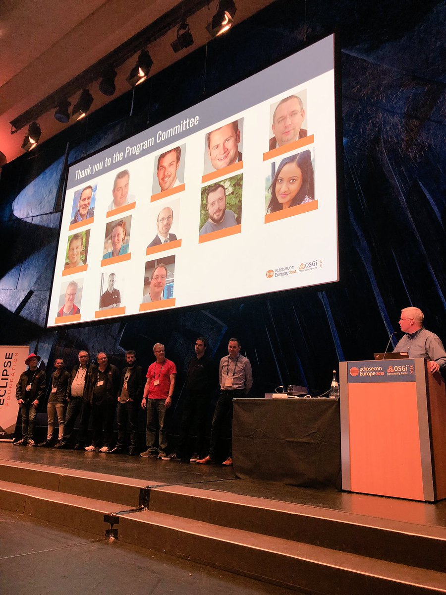 EclipseIoT's tweet image. A big thank you to our program committee at this year’s @EclipseCon! You rock! #EclipseConEurope