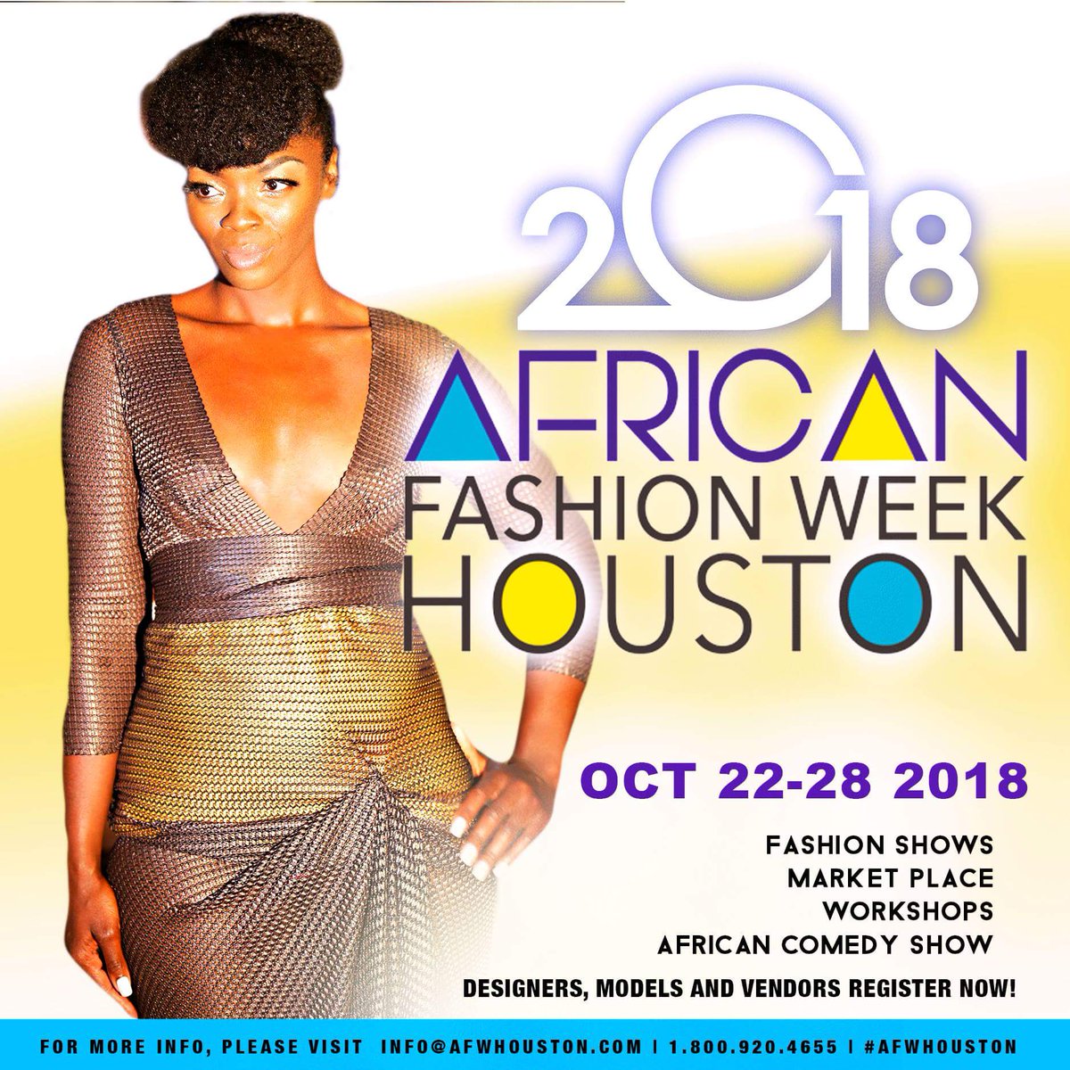 T1Texas's tweet photo. @Naija_PR please RT. African Fashion Week Houston festivities all week! https://t.co/nhC89vacRk #AFWHouston #Houston #T1Texas #fashion #fashionshow #DJSbuBreakfast #djsbu #MyHouston https://t.co/zAtDkCAhKl