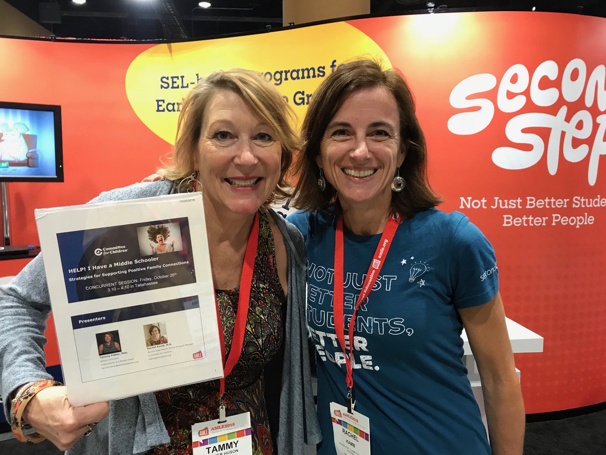 2ndStepProgram's tweet image. Attention #AMLE18 Attendees!
How do you connect with families of middle-schoolers when they have a hard-enough time connecting w/ each other?

ATTEND: Help! I Have a Middle-Schooler: Strategies for Supporting Positive Family Connections
  
Fri, Oct 26 | 3:10 pm | Rm: Tallahassee