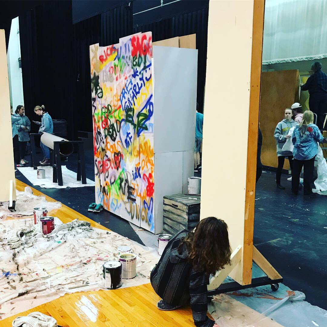 HollistonHigh's tweet photo. Sneak peak at the tech work for Footloose! We canโt wait to see the @theatre370 finished product! #footloose #studentswhobuild #amilliondreams #hollistoninnovates https://t.co/K7jnI2kE2Z