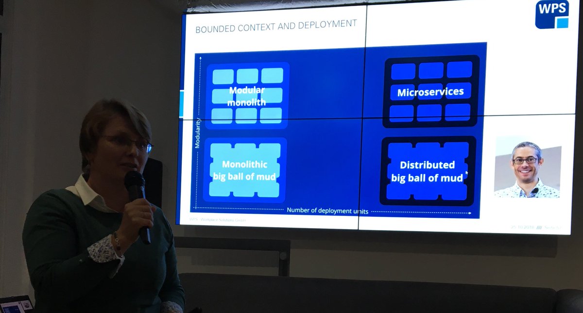 DDDesignFR's tweet image. @Cairolali now talking about the joy of debugging a distributed big ball of mud 😱

This is appetizer for our next #DDDParis meetup event  about #microServices ;-)