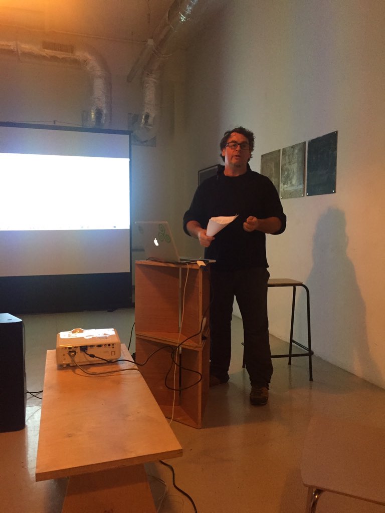 amreeryan's tweet photo. @SheilaDegan @lumensttheatre @jamesjcollins @LauraMR @LimerickArts @Limerick_ie Great talk from #MichaelFortune on the richness of living traditions around Halloween and what it takes to keep these part of our lives. Also getting great audience response of traditions from #limerickcity #samhain #halloweeninlimerick https://t.co/Dt4CEm8il4