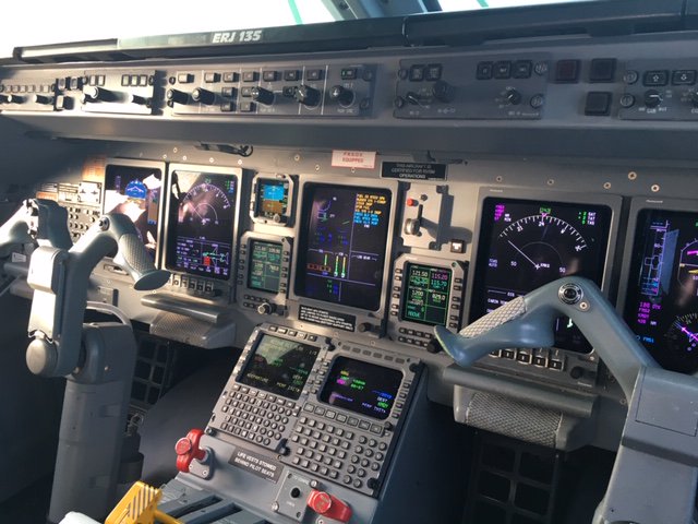 AeroVisionInt's tweet photo. Our customer @ContourAirlines flew into MKG today to celebrate a new partnership with us. AeroVision Team Members enjoyed a tour of their #ERJ 135 and what's a celebration without cake?! #aviation #bizav #muskegon #cakeparty https://t.co/suR1W3fK0R
