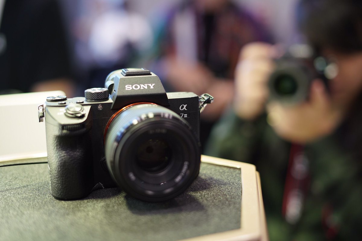 SonyAlpha's tweet photo. The #SonyAlpha lineup at @PhotoPlusExpo. Which one would you choose? 👀 #SonyPhotoPlus https://t.co/1RuZdVWSOW