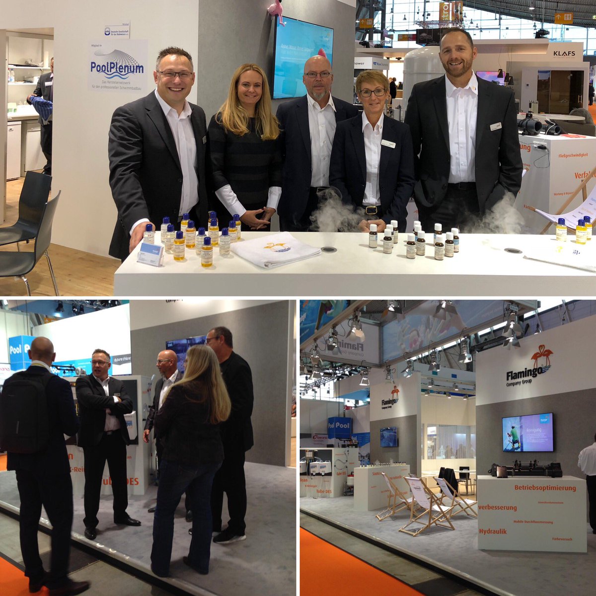 flamingogroup's tweet photo. Noch bis morgen sind wir auf der #interbad #interbad18. Besuchen sie uns in Halle 4, Stand 4C35. https://t.co/5McAtjozxw