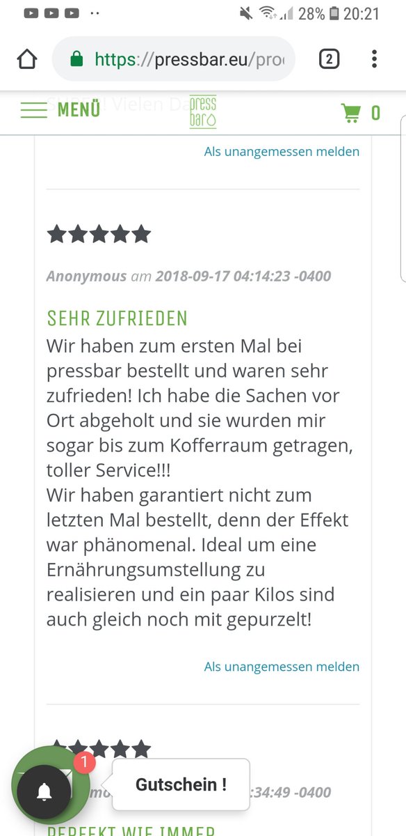 Was für ein großartiges Kundenfeedback 😁😄😘🤩🍊🍉🍋🍈🍌🍇🍍🍏🍐🍑🍎🍒👍👍👌👌👌👌 herzliches Dankeschön von der #pressbar