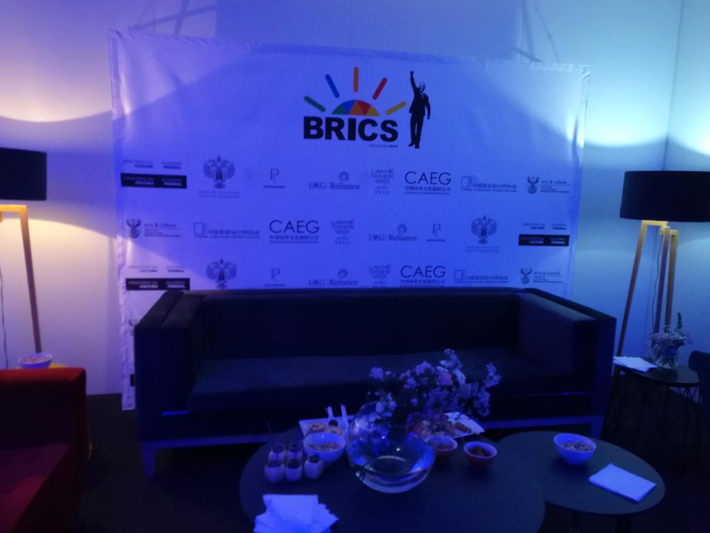 SportArtsCultur's tweet photo. We are about to start with the second day of #BRICSDesignerCollection2018 . Come in and don't miss out on this exciting show. #SAFW21 https://t.co/iSxGRSercY