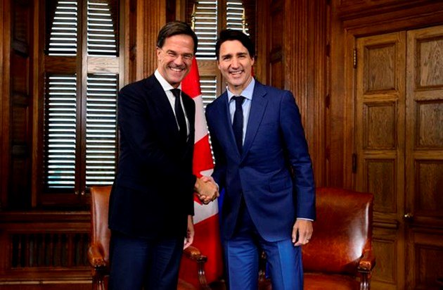 Trudeau welcomes prime minister of the Netherlands Mark Rutte to Ottawa: bit.ly/2O3KeBb https://t.co/yS7xzJumqv