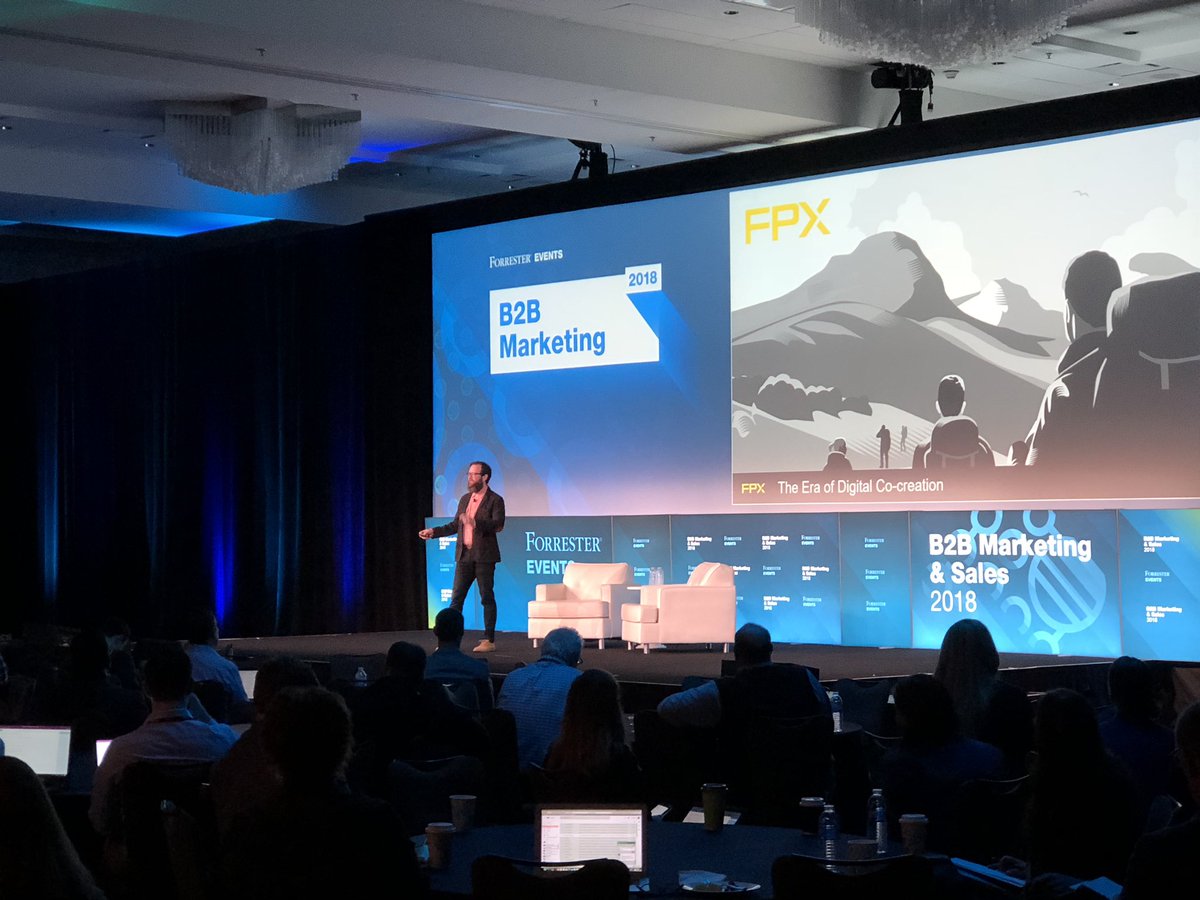 Happening now at #FORRB2B - FPX chief experience officer Mark Bartlett is on stage describing the next wave of digital transformation. Stop by the FPX booth to learn more.