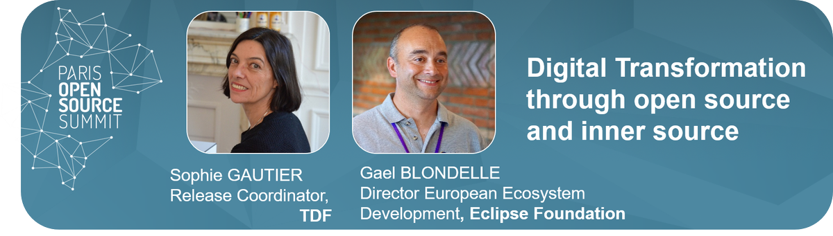 OSS_Paris's tweet photo. Un programme ECOSYSTEM sans #TransfoNum ?! C'est sans compter sur la sélection de @gblondelle et @sgauti :) 
> retours d'expérience de ceux qui font le choix des modèles ouverts #opensource inner source pour accélérer leur #TransformationDigitale @CaroCorbal @pierrebod https://t.co/KeZYde9cJ7